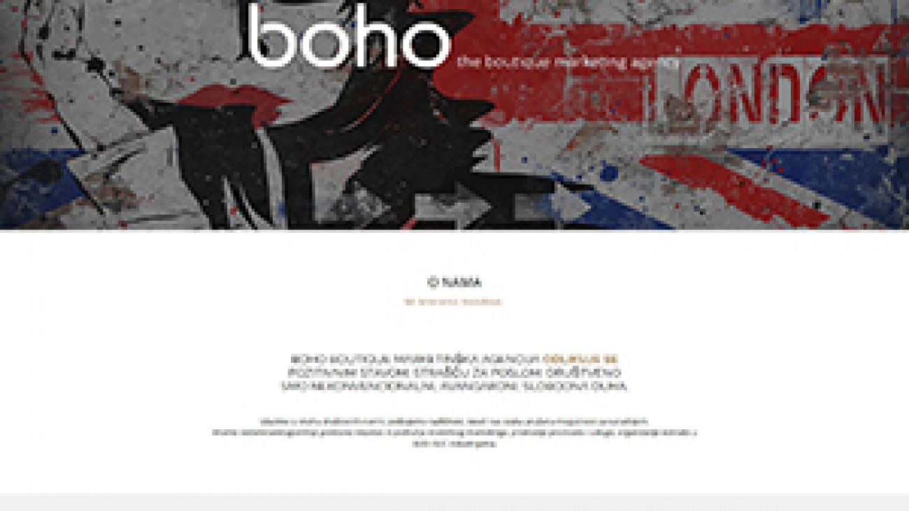 BOHO boutique marketing agency