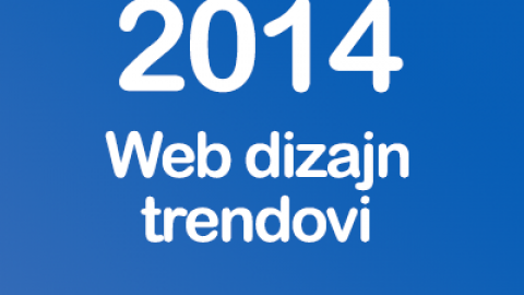New web design trends in 2014